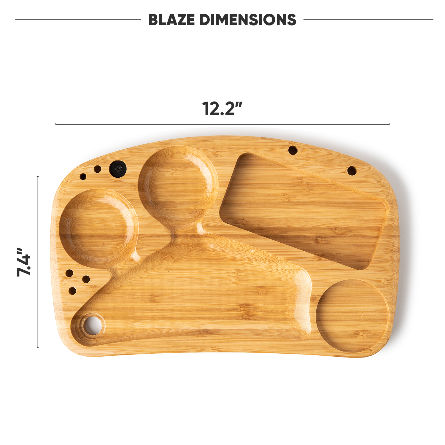 Blaze stash rolling tray