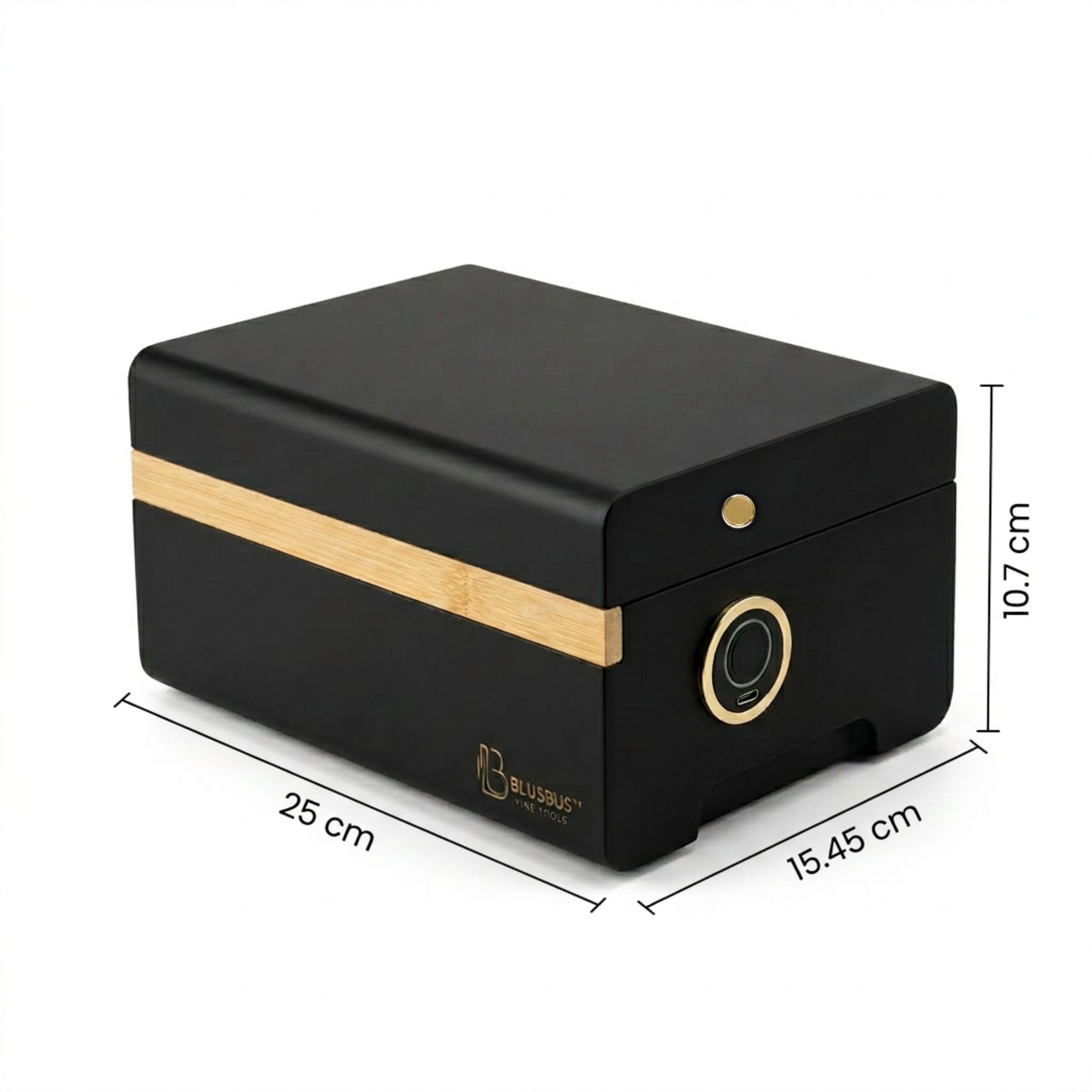 MULTIBOX — Bamboo Fingerprint Lock Organizer | BlueBus