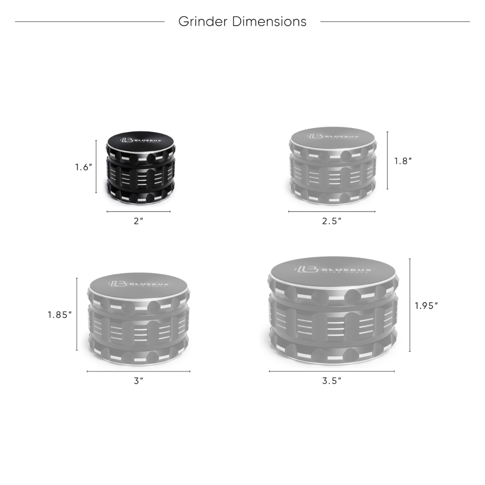 GA Aluminum Grinder 2-Inch