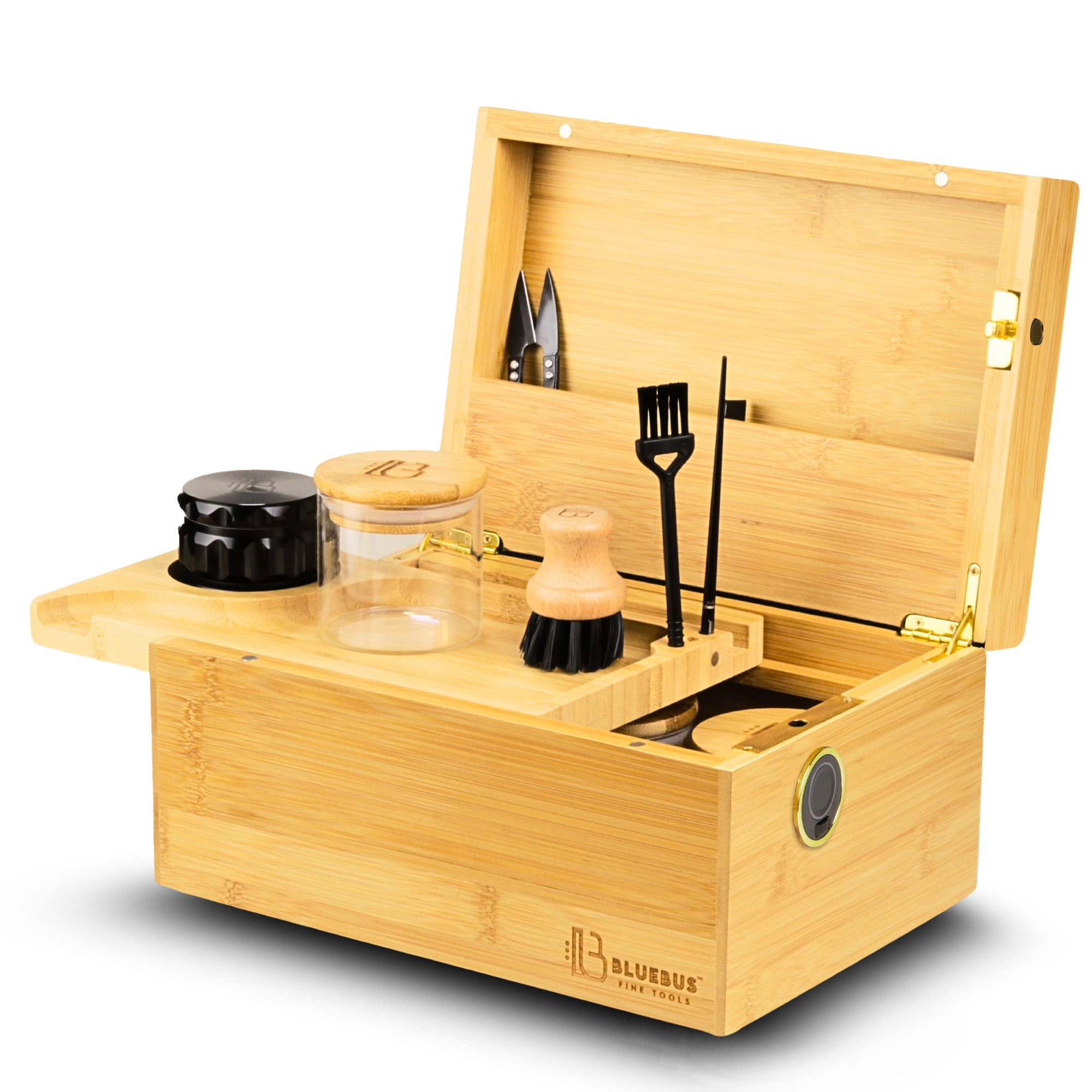 Genesis 2.0 Storage Stash Box with Fingerprint Lock (Natural)