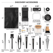 Discovery 1.0 accessories, with an herb grinder of your choosing