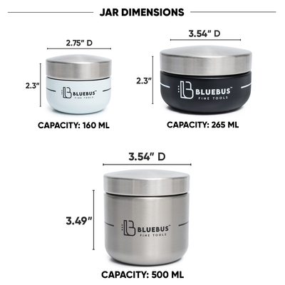 bunker airtight stash jar dimensions