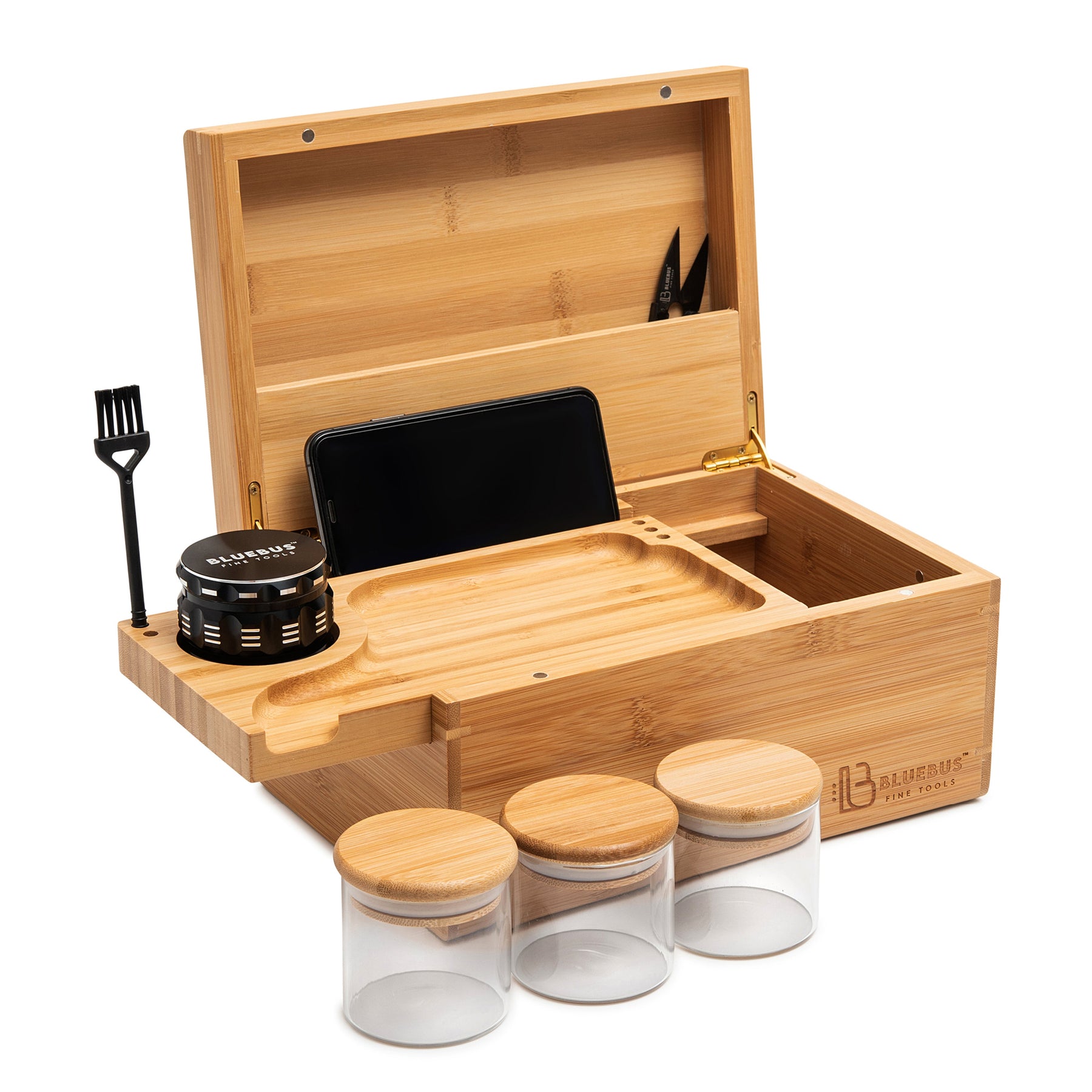 Stash Box - XL Bamboo Bzz Box (14.5 x 8.5 x 7)