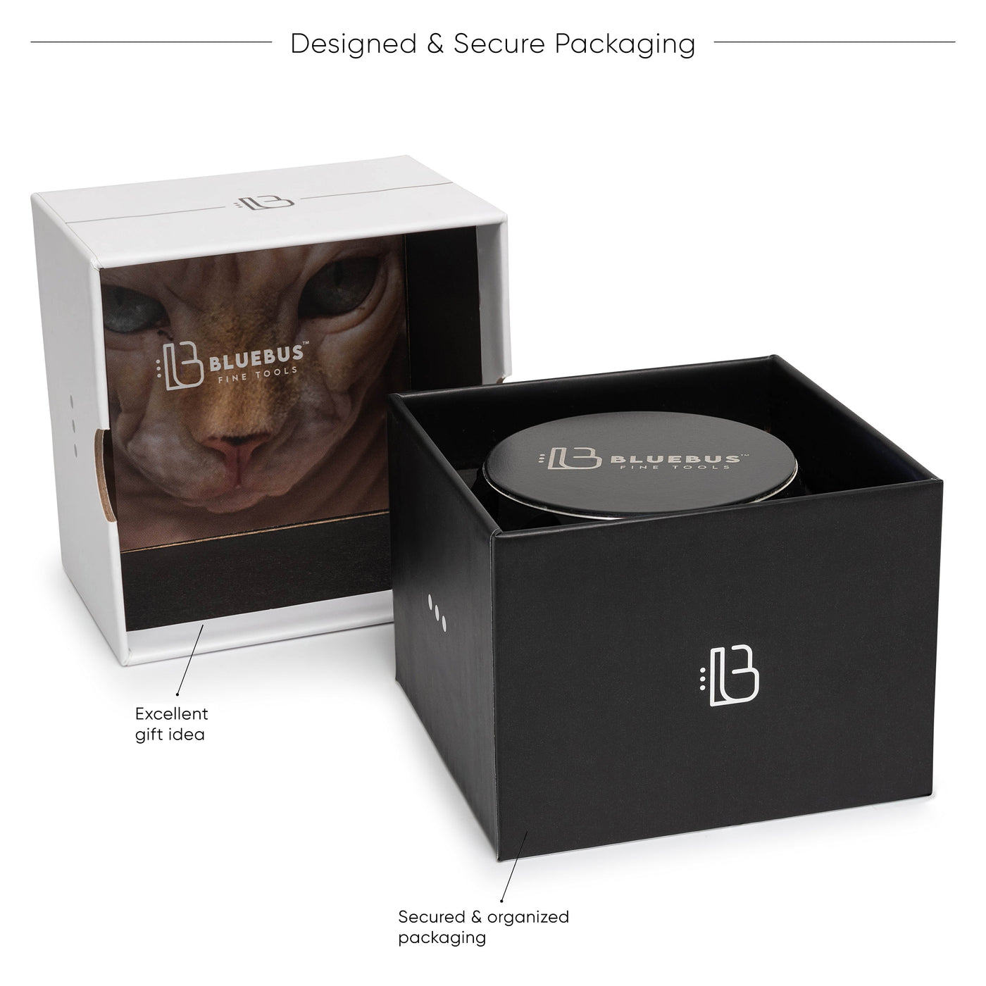 Packaging Ceramic Herb Grinder Black