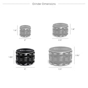 Herb Grinder Silver Dimension